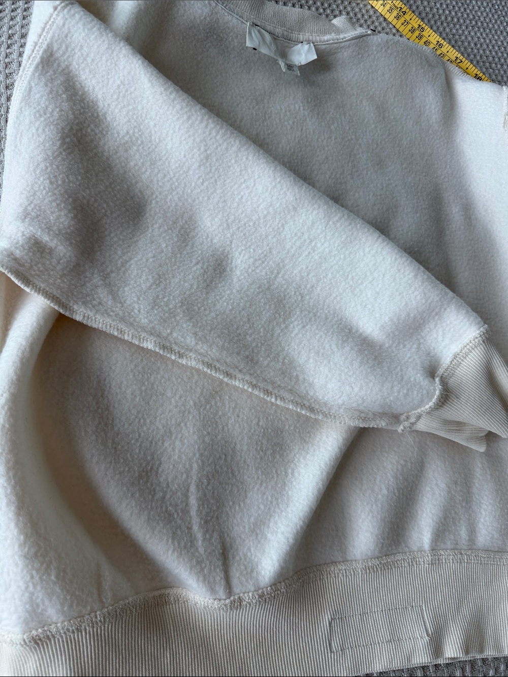 Zara kids Off-white sweatshirt long sleeves sweater top Size 7-8 - Picture 14 of 16